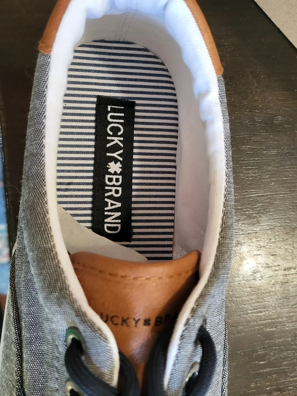 *NEW* Lucky Brand Iwan Canvas Sneaker Men's Size 10.5 Shoes Casual with Box